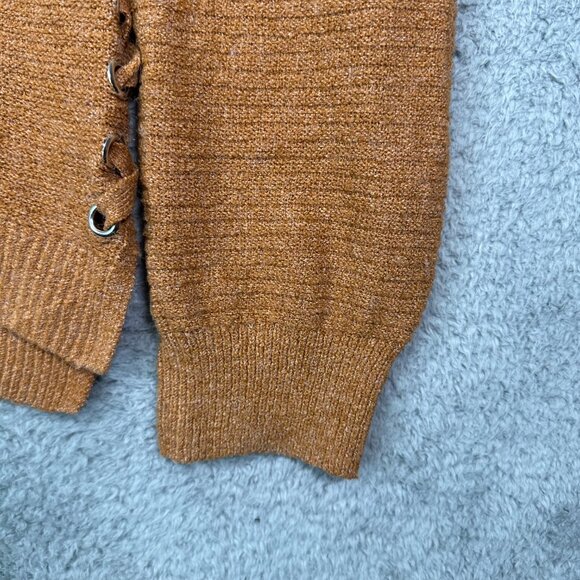 SO Goods For Life‎ Women sweater Mustard Causal Pullover Medium Long Sleeve Crew - Picture 6 of 11